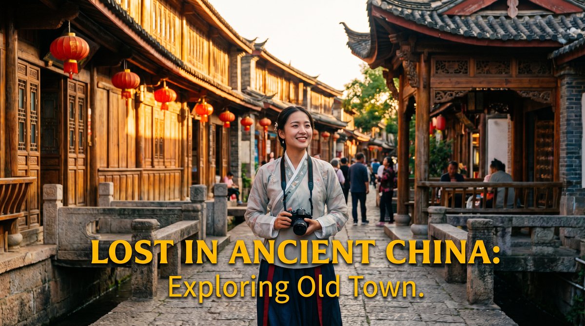 草榴旅行VLOG视频《古镇探秘》